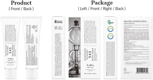 Dr.Althea 345 Relief Cream, Daily Face Moisturizer, Blemish Relief Care, Soothing Recovery & Moisture, Korean Vegan Skin Care for All Skin Types, 50ml (Pack of 1)